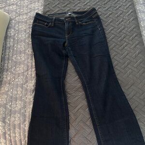 LOFT Dark Blue Flare Jeans